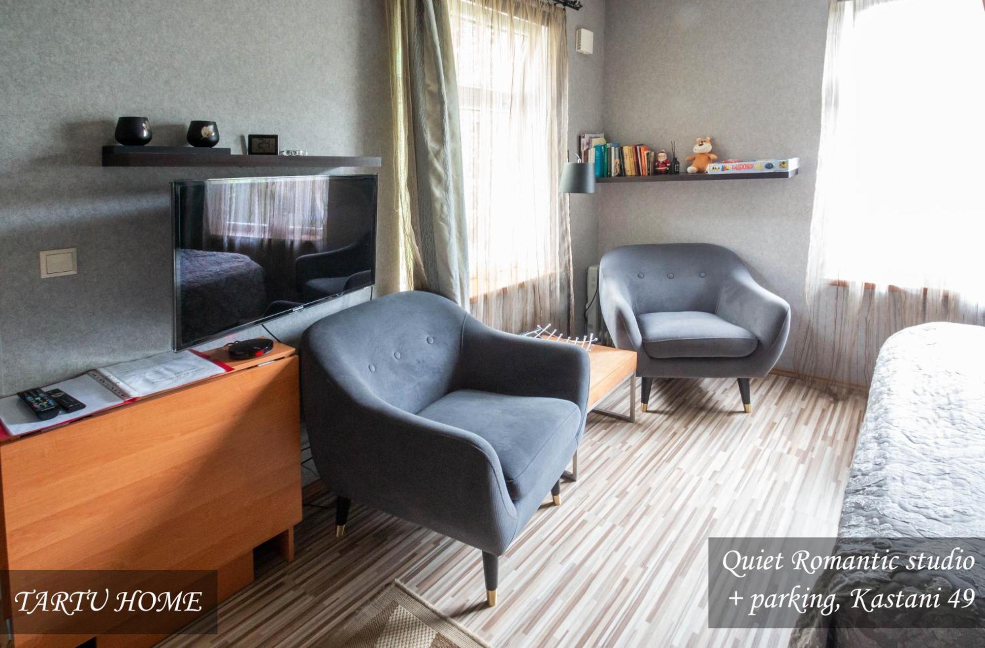 Quiet Romantic Studio Plus Parking, Tartu Home Екстериор снимка
