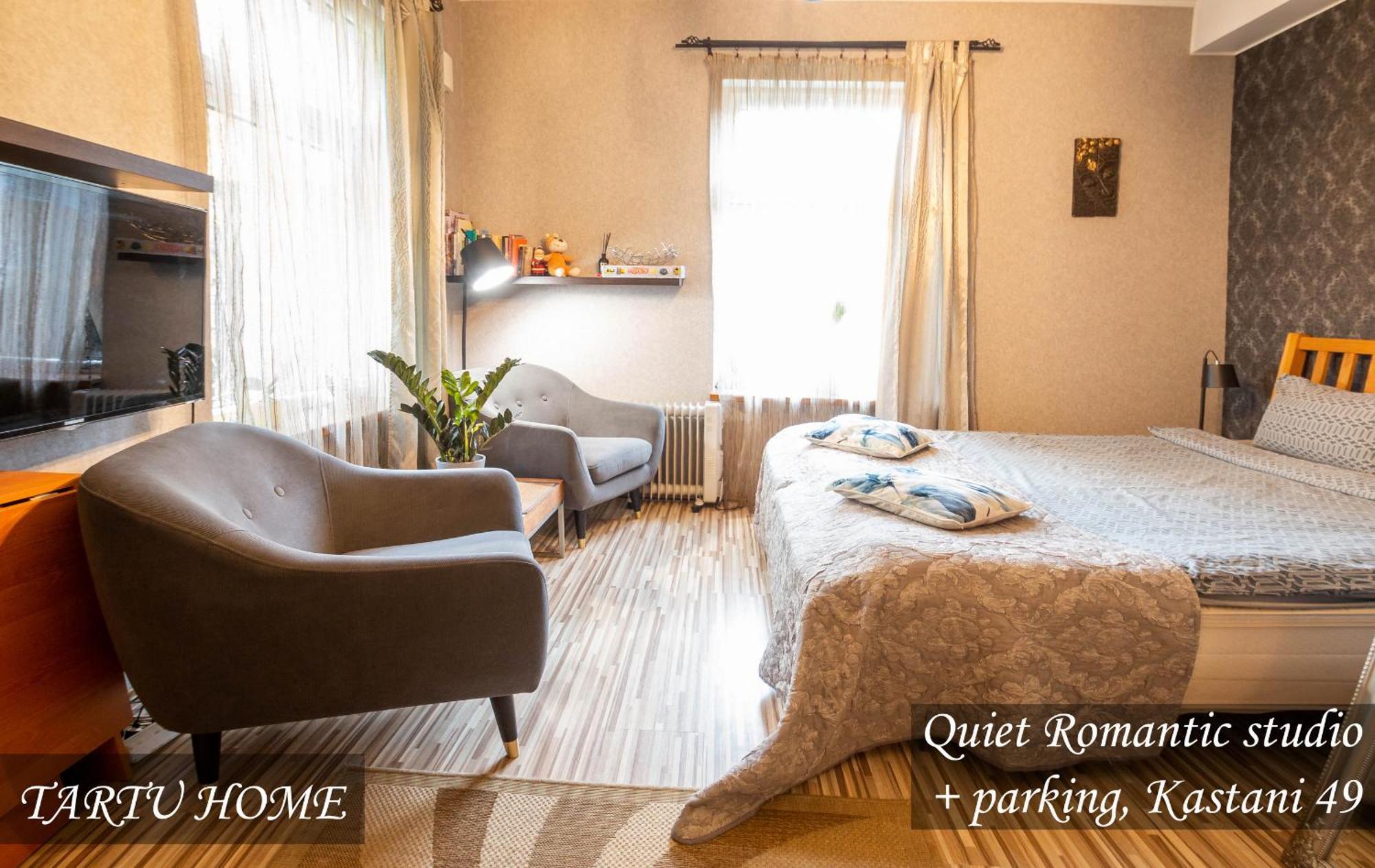 Quiet Romantic Studio Plus Parking, Tartu Home Екстериор снимка